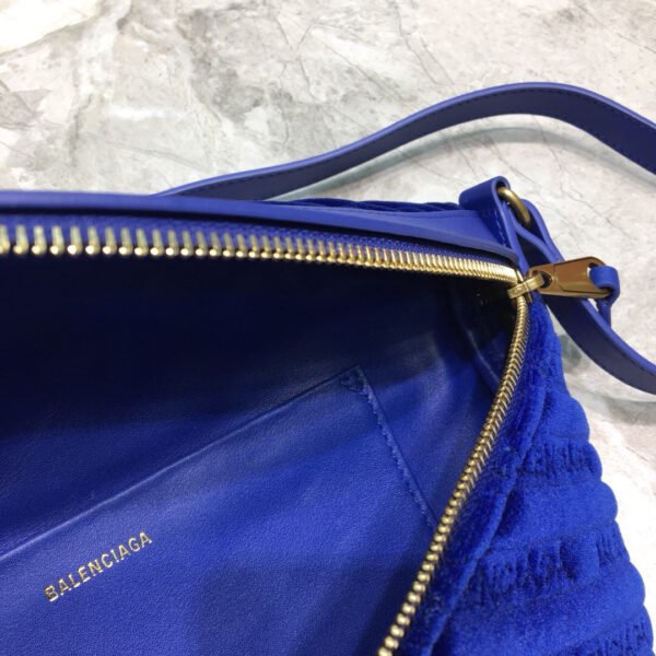 Balen Souvenir XXS Belt Bag In Blue, For Women,  Bags 11.8in/30cm - Image 5