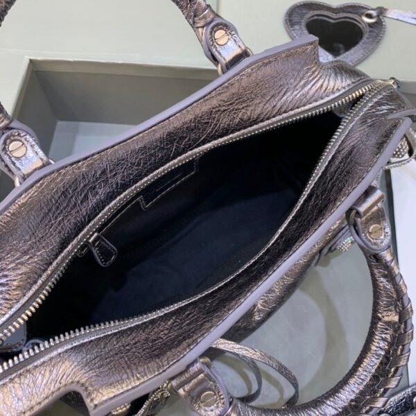 Balen Neo Cagole XS Handbag In Grey, For Women,  Bags 10.2in/26cm - Image 8
