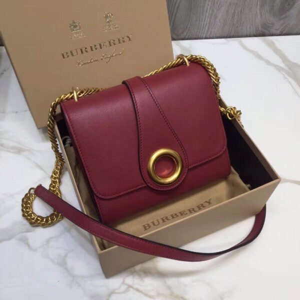 BB Grommet Detail Crossbody Bag Dark Red For Women, Bags 7.1in/20cm - Image 9