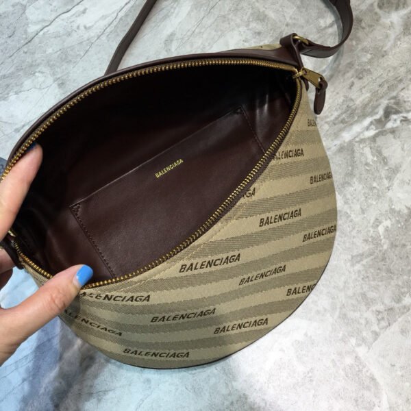 Balen Souvenir XS Belt Bag In Brown, For Women,  Bags 9.5in/24cm - Image 7