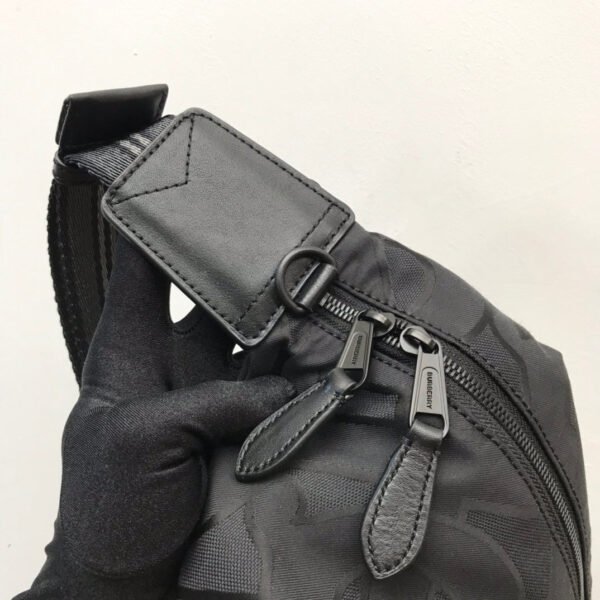 BB Monogram Recycled Polyester Sonny Bum Bag Black For Men, Bags 12.2in/31cm - Image 8