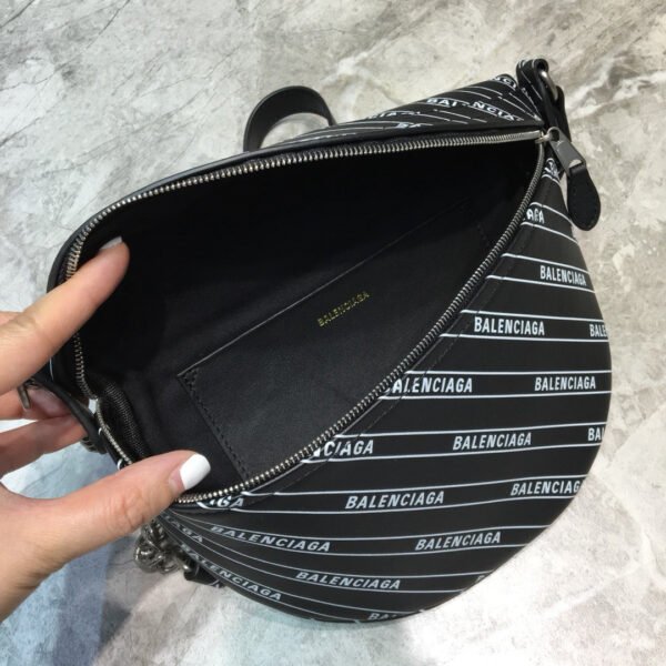 Balen Souvenir XS Belt Bag In Black, For Women,  Bags 9.5in/24cm - Image 8