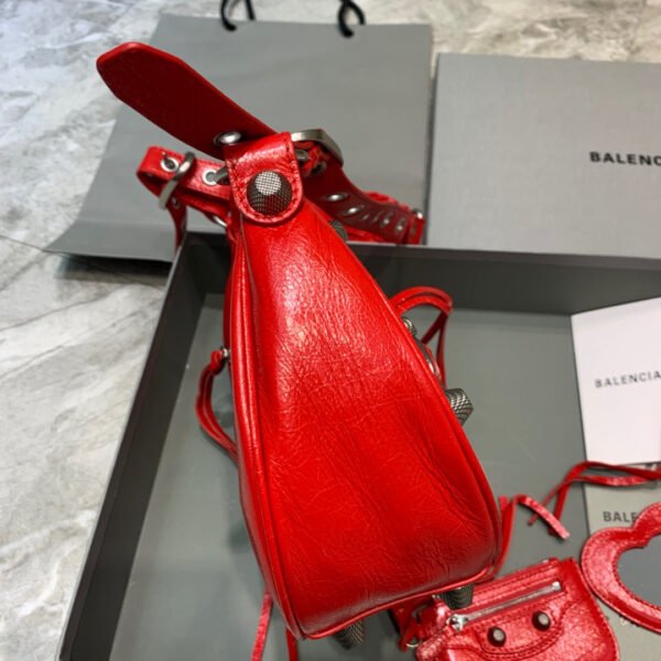 Balen Le Cagole XS Shoulder Bag In Red, For Women,  Bags 13in/33cm - Image 7