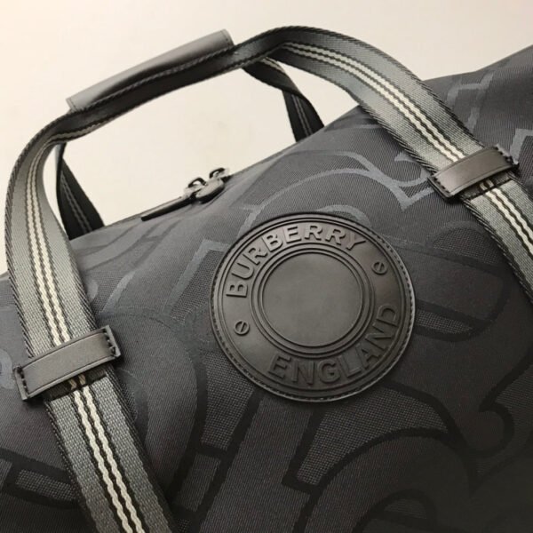 BB Monogram Recycled Polyester Jacquard Holdall Black For Men, Bags 19.7in/50cm - Image 9