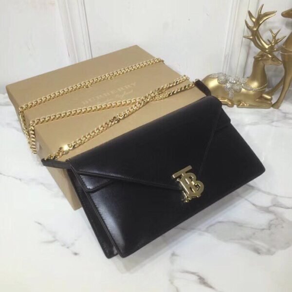 BB Small Tb Envelope Clutch Black By British Heritage For Women, Bags 10.2in/26cm - Image 7