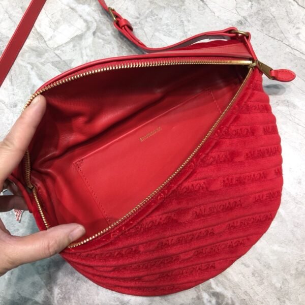 Balen Souvenir XXS Belt Bag In Red, For Women,  Bags 11.8in/30cm - Image 8