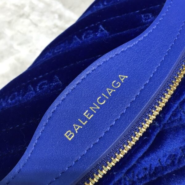 Balen Souvenir XXS Belt Bag In Blue, For Women,  Bags 11.8in/30cm - Image 7