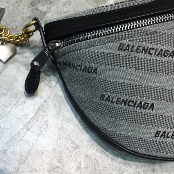 Balen Souvenir XS Belt Bag In Gray, For Women,  Bags 9.5in/24cm - Image 8