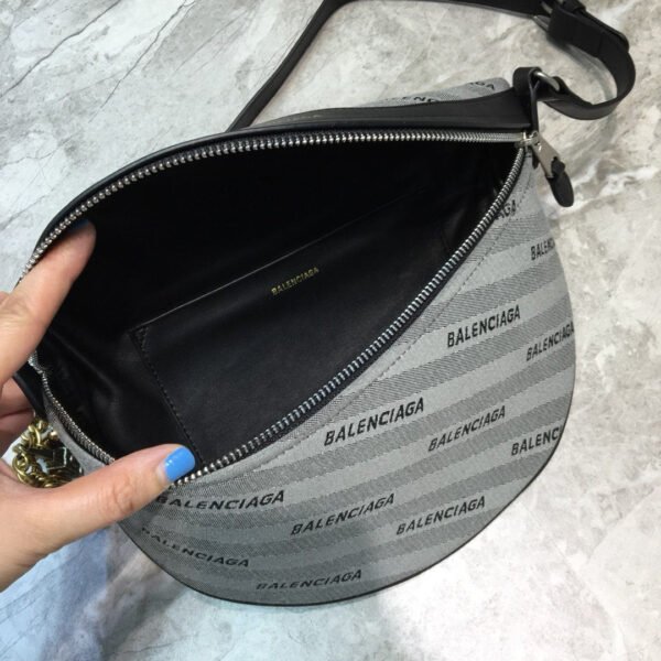 Balen Souvenir XS Belt Bag In Gray, For Women,  Bags 9.5in/24cm - Image 4