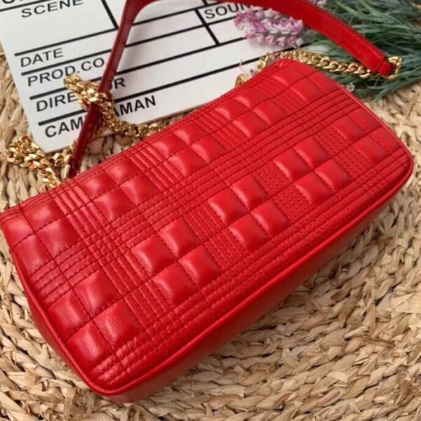BB Quilted Medium Lola Bag Monogram Red For Women, Bags 11in/28cm - Image 9