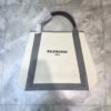 Balen Navy Medium Cabas Tote Bag In Gray, For Women,  Bags 14.1in/36cm - Image 2