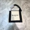 Balen Navy Small Cabas Tote Bag In Black, For Women,  Bags 18.5in/47cm 3399332HH3N9260 - Image 5