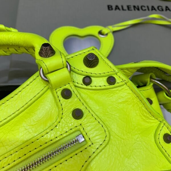 Balen Neo Cagole XS Handbag In Light Green, For Women,  Bags 10.2in/26cm - Image 6