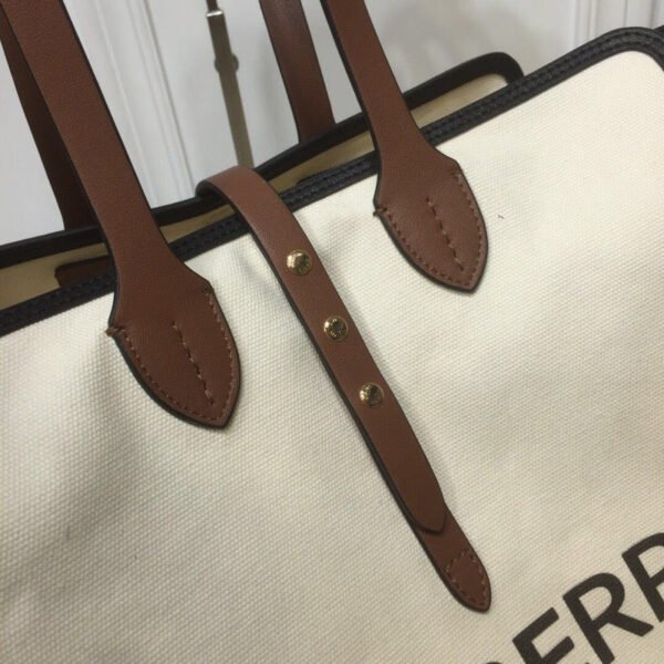 BB The Large Soft Cotton Canvas Belt Bag Brown For Women, Women’s Bags 16.5in/42cm - Image 9