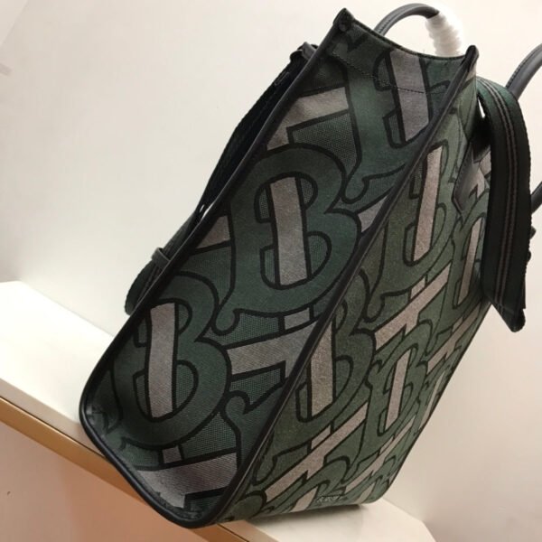 BB Monogram Recycled Polyester Jacquard Tote For Women, Bags 14.8in/37.5cm - Image 6