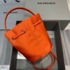 Balen Le Cagole Medium Bucket Bag In Orange, For Women,  Bags 11.8in/30cm - Image 5