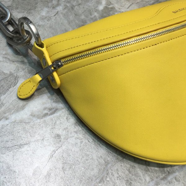 Balen Souvenir XXS Belt Bag In Yellow, For Women,  Bags 11.8in/30cm - Image 8