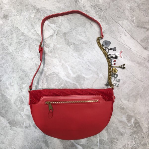 Balen Souvenir XXS Belt Bag In Red, For Women,  Bags 11.8in/30cm - Image 3