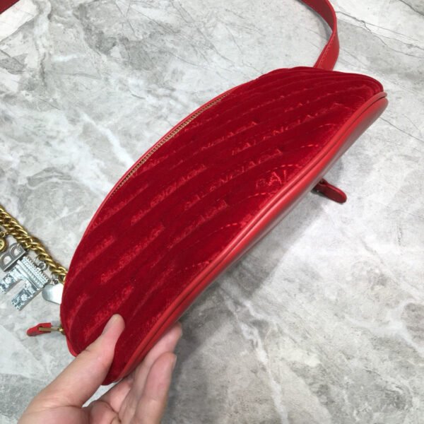 Balen Souvenir XXS Belt Bag In Red, For Women,  Bags 11.8in/30cm - Image 7