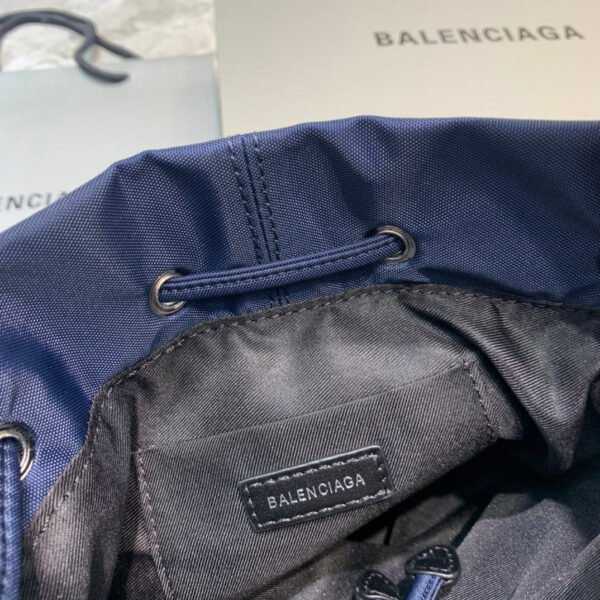 Balen Le Cagole Medium Bucket Bag In Dark Blue, For Women,  Bags 17.6in/45cm - Image 4