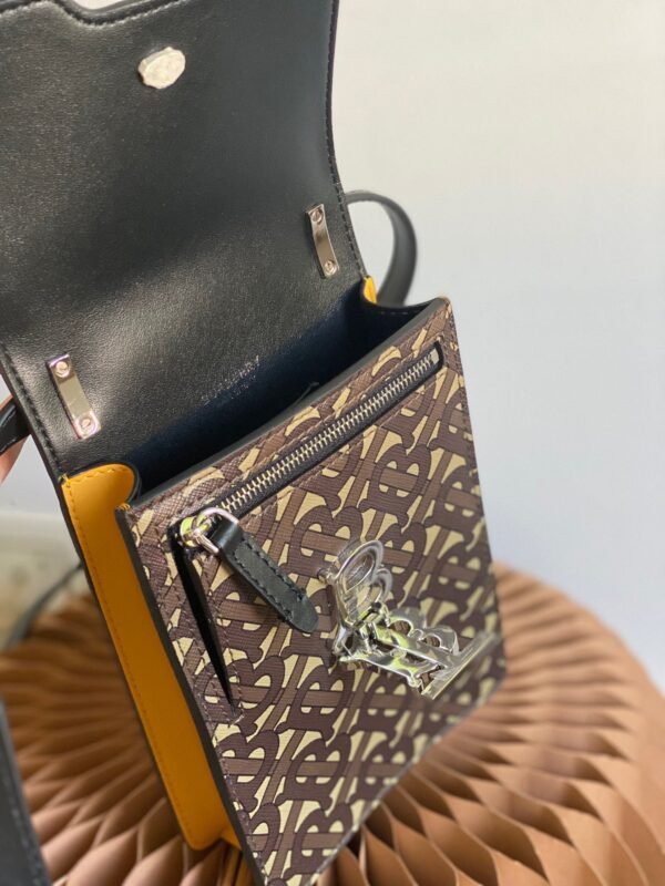 BB Monogram Print Robin Bag For Women, Women’s Bags 7.5in/19cm - Image 6