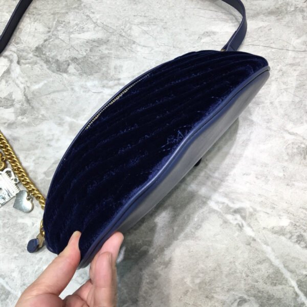 Balen Souvenir XXS Belt Bag In Dark Blue, For Women,  Bags 11.8in/30cm - Image 7