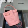 Balen Le Cagole Medium Bucket Bag In Light Pink, For Women,  Bags 11.8in/30cm - Image 7