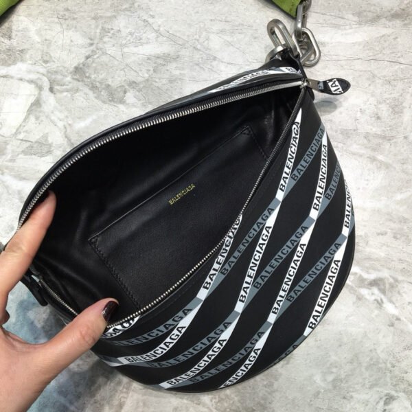 Balen Souvenir XXS Belt Bag In Black, For Women,  Bags 11.8in/30cm - Image 6