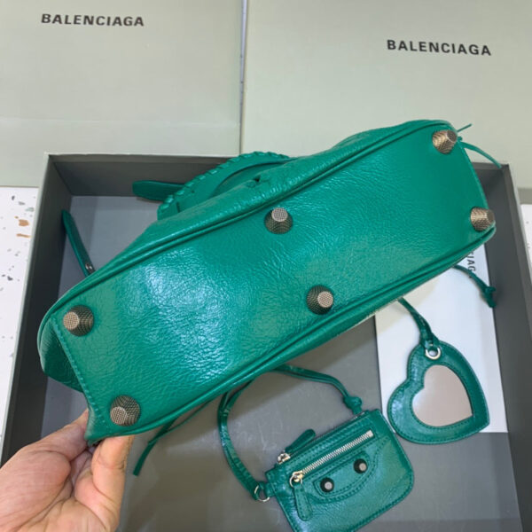 Balen Le Cagole XS Shoulder Bag In Dark Green, For Women,  Bags 13in/33cm - Image 3