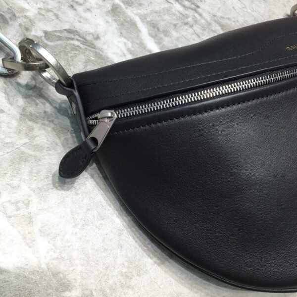 Balen Souvenir XXS Belt Bag In Black, For Women,  Bags 11.8in/30cm - Image 2