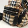 BB Medium Rucksack In Vintage Check Cotton Canvas-Sandy For Women, Bags 13in/33cm - Image 8