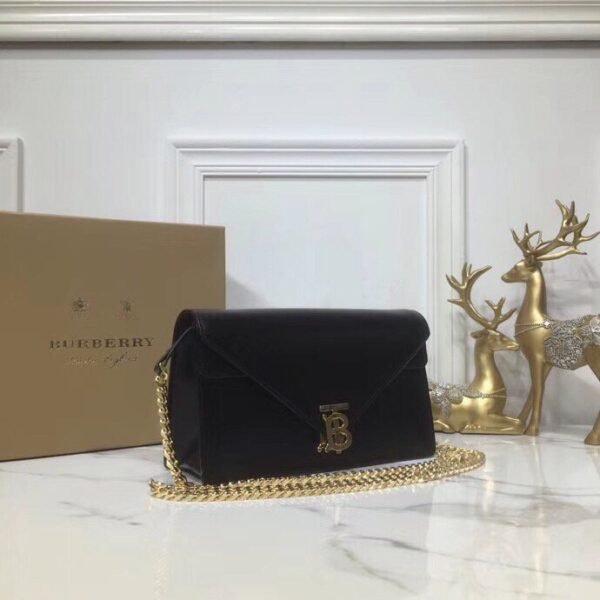 BB Small Tb Envelope Clutch Black By British Heritage For Women, Bags 10.2in/26cm - Image 6