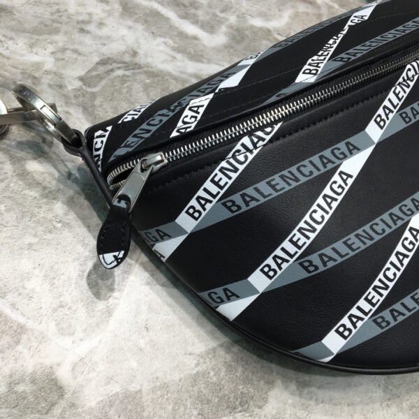 Balen Souvenir XXS Belt Bag In Black, For Women,  Bags 11.8in/30cm - Image 4
