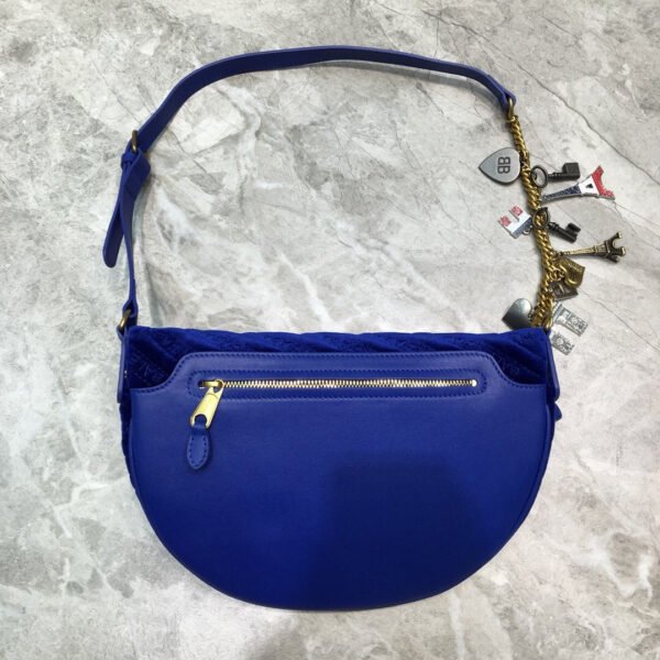 Balen Souvenir XXS Belt Bag In Blue, For Women,  Bags 11.8in/30cm - Image 3