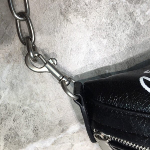 Balen Souvenir XS Belt Bag In Black, For Women,  Bags 9.5in/24cm - Image 2