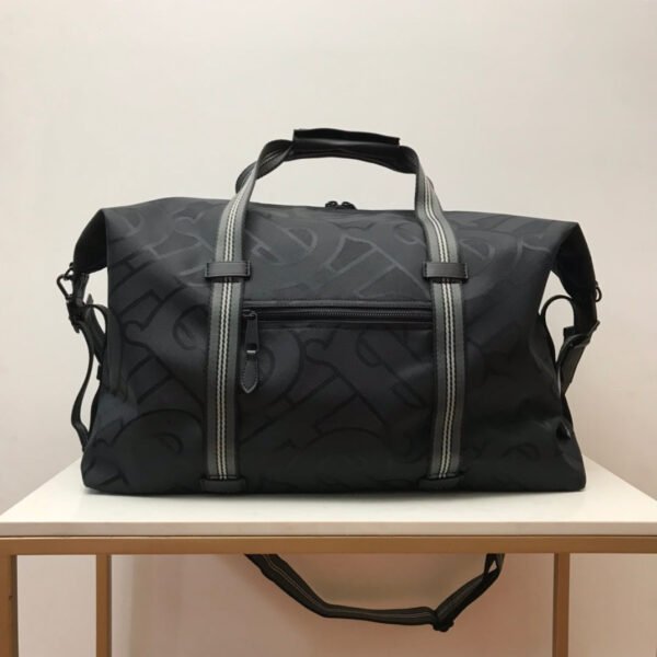 BB Monogram Recycled Polyester Jacquard Holdall Black For Men, Bags 19.7in/50cm - Image 5