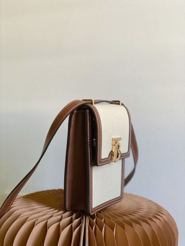 BB Robin Bag Cotton Canvas Cream For Women, Bags 7.5in/14cm 80316491 - Image 4