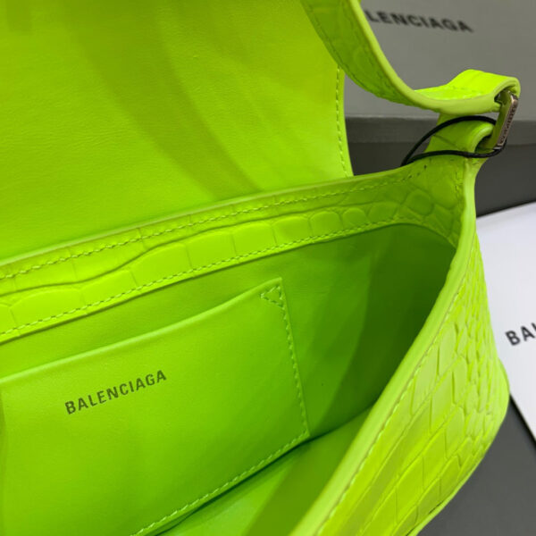 Balen XX Small Flap Bag Box Green Neon, For Women,  Bags 10.6in/27cm - Image 2