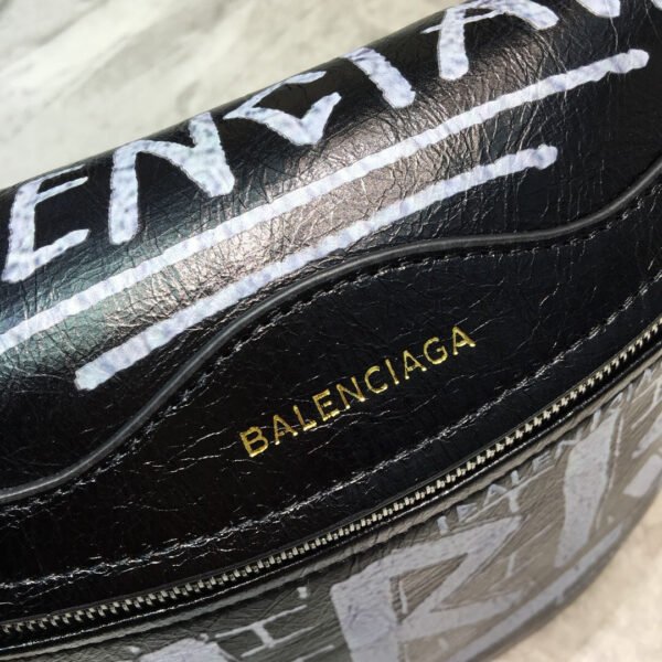 Balen Souvenir XS Belt Bag In Black, For Women,  Bags 9.5in/24cm - Image 4