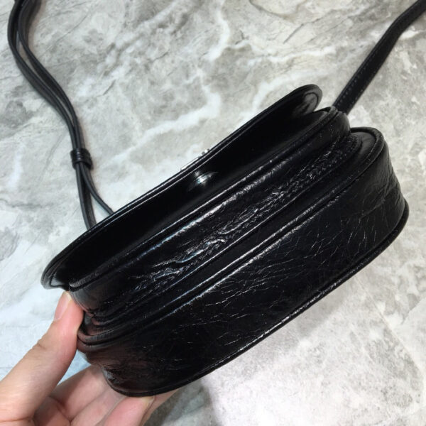 Balen Leader Soft Round Cross Bag In Black, For Women,  Bags 6.3in/16cm - Image 2