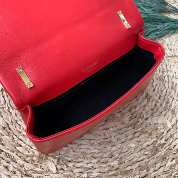 BB Quilted Medium Lola Bag Monogram Red For Women, Bags 11in/28cm - Image 4