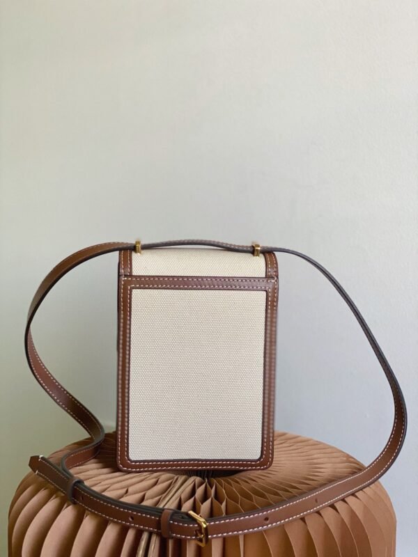 BB Robin Bag Cotton Canvas Cream For Women, Bags 7.5in/14cm 80316491 - Image 3