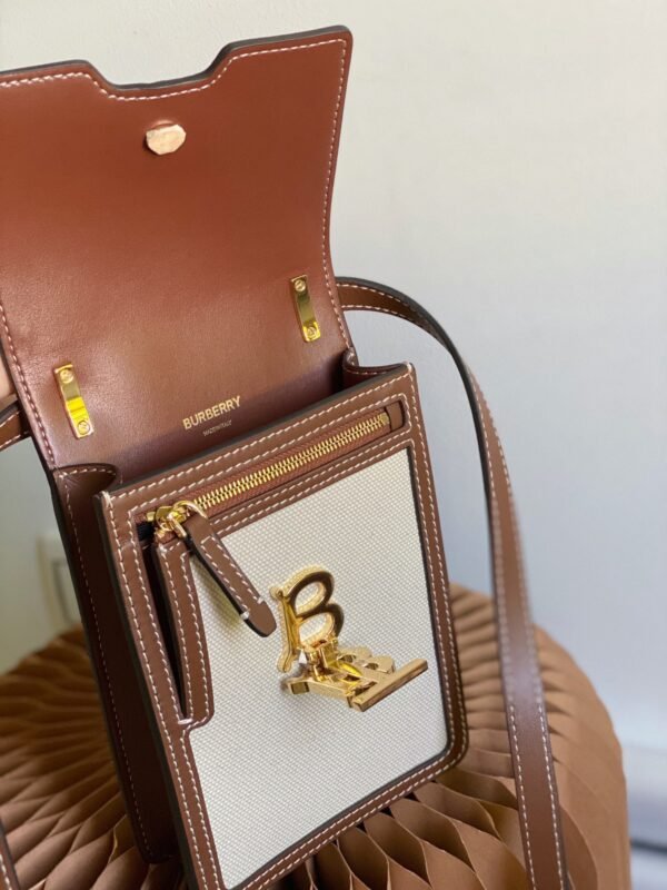BB Robin Bag Cotton Canvas Cream For Women, Bags 7.5in/14cm 80316491 - Image 2