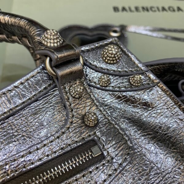 Balen Neo Cagole XS Handbag In Grey, For Women,  Bags 10.2in/26cm - Image 3