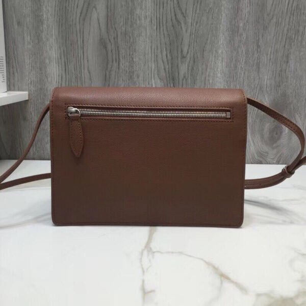BB Small Vintage Check And Crossbody Bag Brown For Women, Women’s Bags 9in/24cm - Image 2