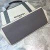 Balen Navy Medium Cabas Tote Bag In Gray, For Women,  Bags 14.1in/36cm - Image 3