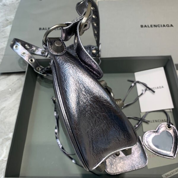 Balen Le Cagole XS Shoulder Bag In Sliver, For Women,  Bags 13in/33cm - Image 3