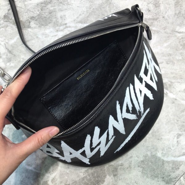 Balen Souvenir XS Belt Bag In Black, For Women,  Bags 9.5in/24cm - Image 3