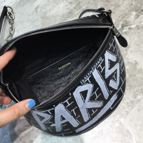 Balen Souvenir XS Belt Bag In Black, For Women,  Bags 9.5in/24cm - Image 2