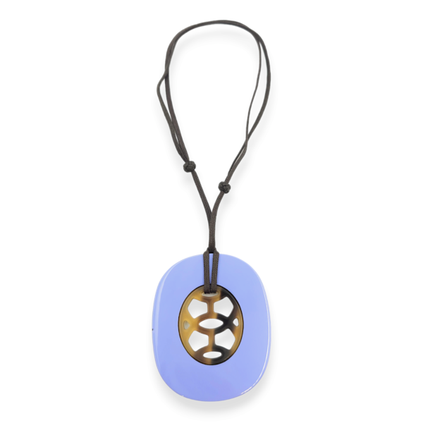 Lift Horn Purple Necklace in Lacquer - Image 2